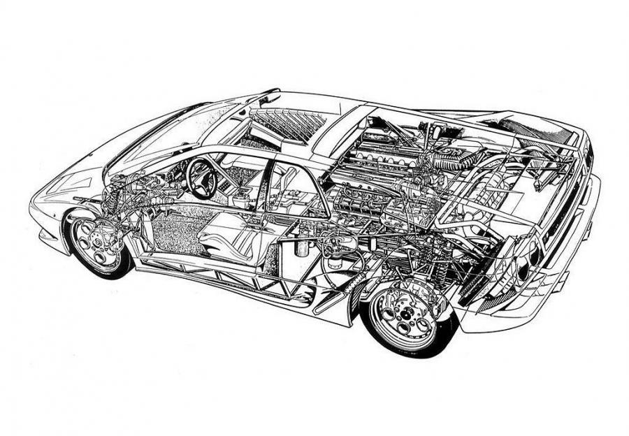  Lamborghini Diablo 1990 года  (фото 12 из 35)